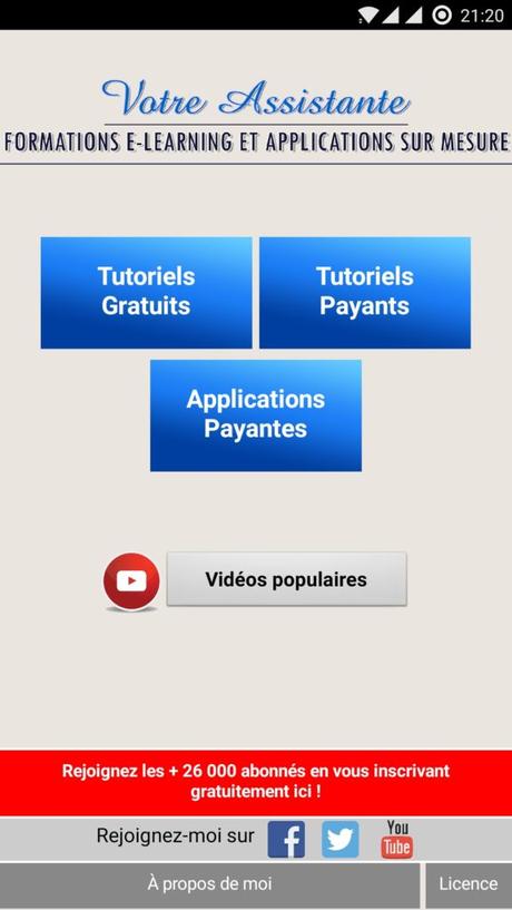 Application Android : Votre Assistante – Tutoriels Office et Adobe Application Android : Votre Assistante – Tutoriels Office et Adobe