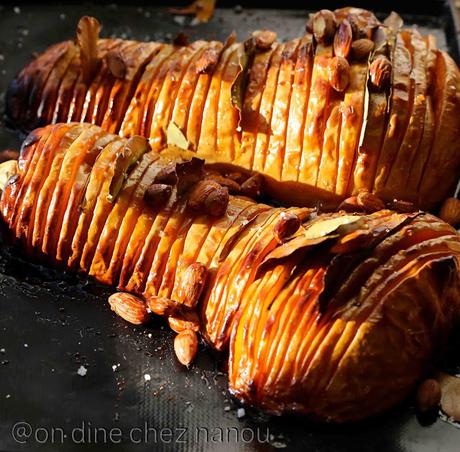 Courge butternut façon Hasselback Courge butternut façon Hasselback