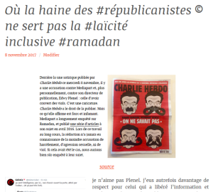 la convergence des luttes racistes, ça existe. Démonstration #Fdesouche #PrintRep #ForcesLaïques #Valls #republicanistes la convergence des luttes racistes, ça existe. Démonstration #Fdesouche #PrintRep #ForcesLaïques #Valls #republicanistes