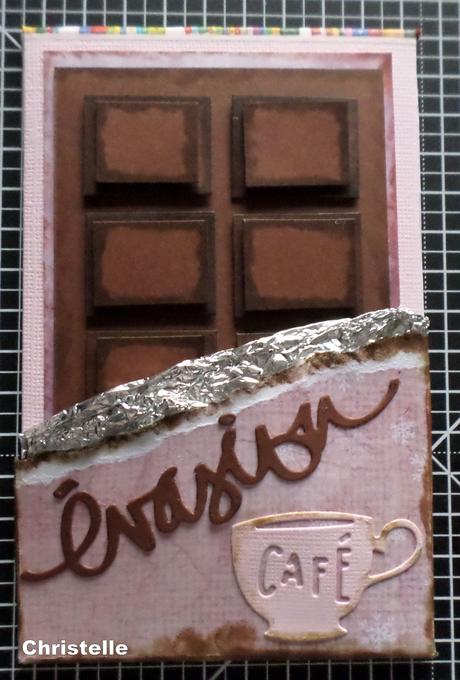 Marque-page plaque de chocolat