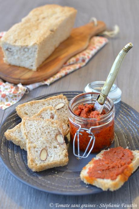 Pain sans gluten aux amandes {riz-teff} Pain sans gluten aux amandes {riz-teff}