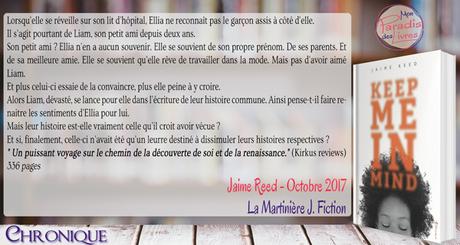 Keep me in mind – Jaime Reed