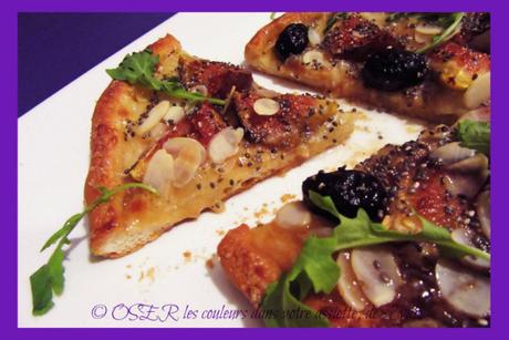 Pizza aux figues et bleu du Vercors-Sassenage