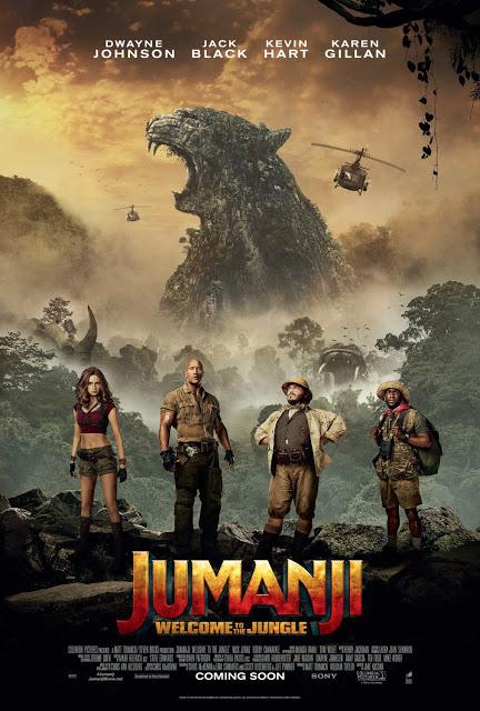 Affiches personnages US pour Jumanji : Bienvenue dans la Jungle de Jake Kasdan