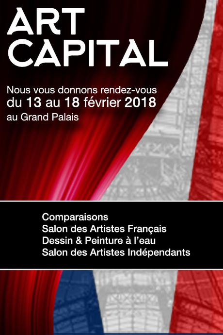 Participation au salon Art en capital 2018  se tenant à Paris Grand Palais de Senaq avec 2 oeuvres
