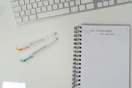 Mes indispensables au bureau Mes indispensables au bureau