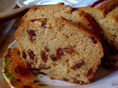 Cake vanillé Raisins au Rhum (Vegan)