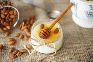 homemade yogurt with honey and nuts