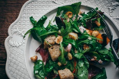 Salade Panzanella d’Automne au Potimarron Salade Panzanella d’Automne au Potimarron