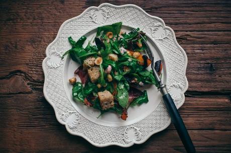 Salade Panzanella d’Automne au Potimarron Rôti Salade Panzanella d'Automne au Potimarron