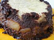 Pudding crémeux chocolat pommes poêlées
