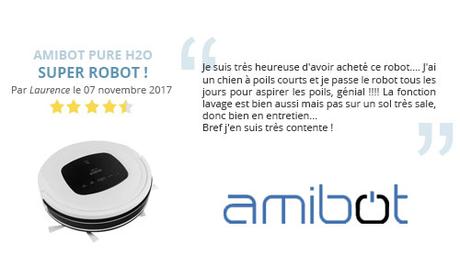 Avis client : Laurence trouve son AMIBOT Pure H2O 