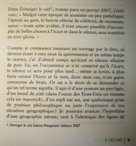 Introduction, A l'écart, André Bucher, éditions Le mot et le... Introduction, A l'écart, André Bucher, éditions Le mot et le...