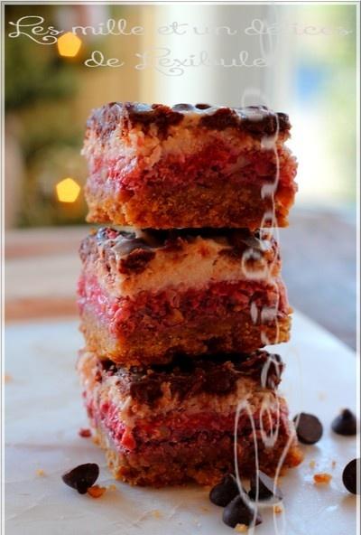 ~Carrés magiques aux framboises~ ~Carrés magiques aux framboises~