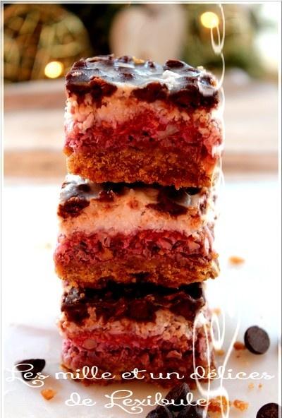 ~Carrés magiques aux framboises~ ~Carrés magiques aux framboises~