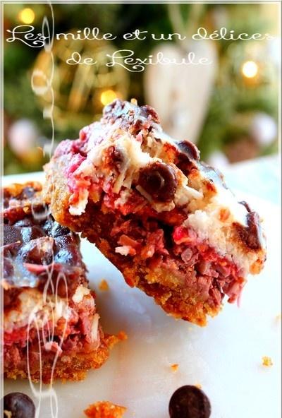 ~Carrés magiques aux framboises~ ~Carrés magiques aux framboises~