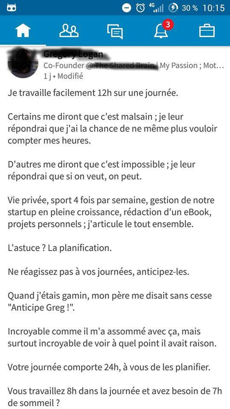 La question du dimanche de 12 heures