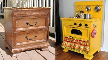 15 idées amusantes pour faire un joli meuble de cuisine pour votre enfant