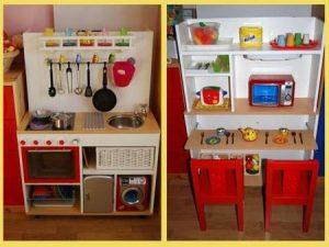 15 idées amusantes pour faire un joli meuble de cuisine pour votre enfant