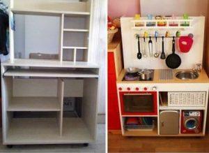 15 idées amusantes pour faire un joli meuble de cuisine pour votre enfant
