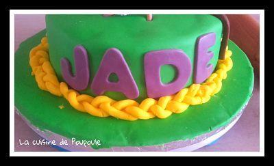 Tuto gâteau Raiponce (Molly cake au chocolat ganache framboise)