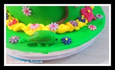 Tuto gâteau Raiponce (Molly cake au chocolat ganache framboise)