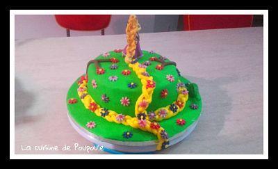 Tuto gâteau Raiponce (Molly cake au chocolat ganache framboise)