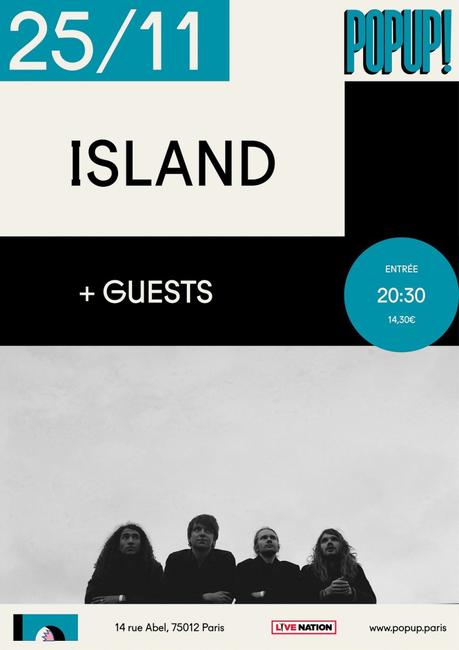 Remportez vos places pour ISLAND en concert au Pop-Up du Label