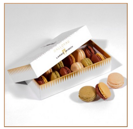 DALLOYAU crée un coffret de  macarons à l’occasion du nouvel album de Largo Winch