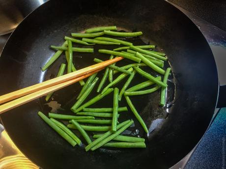 Shojin ryori – Haricots verts sauce miso aux noix