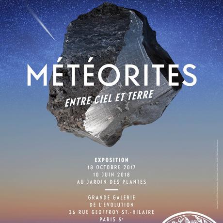 Exposition Météorites, entre ciel et terre au Muséum national d’Histoire naturelle