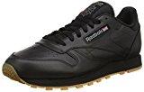 Reebok Classic, Baskets Basses Homme, Noir (Black/Gum), 42.5 EU