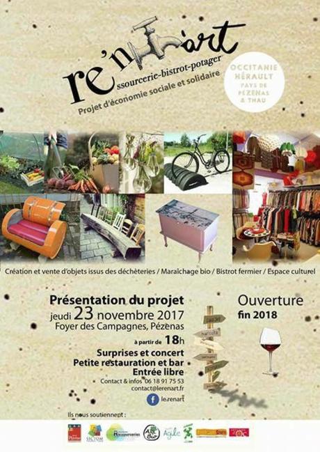 Pézenas – Présentation Du Projet Re’N’art le 23 novembre Pézenas – Présentation Du Projet Re’N’art le 23 novembre