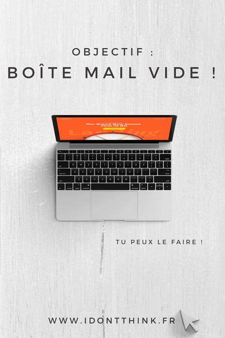 Objectif : boîte mail vide ! Objectif : Boîte mail vide !
