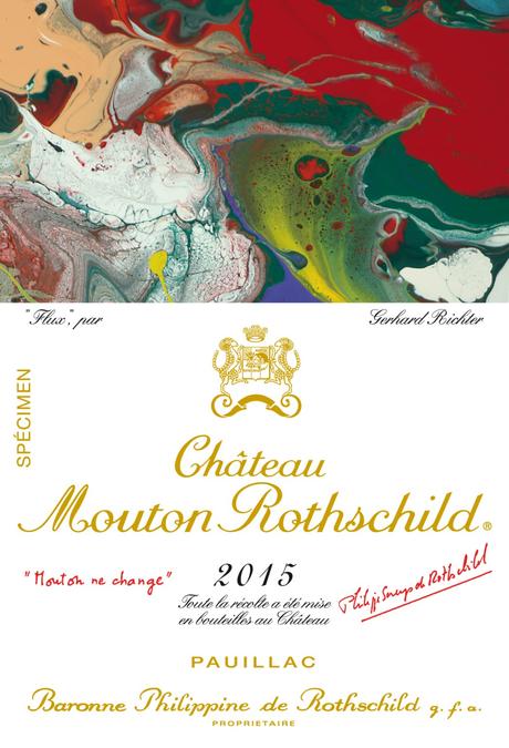 Château Mouton Rothschild 2015 : nouvelle étiquette, nouvelle signature