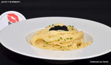 Carbonara au Caviar de Neuvic.