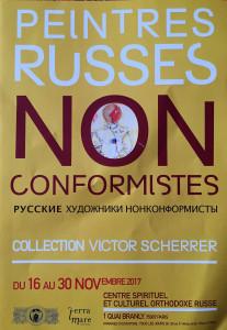 Centre Spirituel et Culturel Orthodoxe Russe « Peintres Russes NON conformistes » collection Victor Scherrer -jusqu’au 30 Novembre 2017