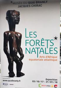 Musée du quai Branly Jacques Chirac -« Les Forêts Natales » jusqu’au 21/01/2018- Art d’Afrique équatoriale atlantique