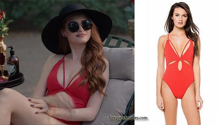 RIVERDALE : Cheryl in a sexy one piece swimsuit in s2ep6