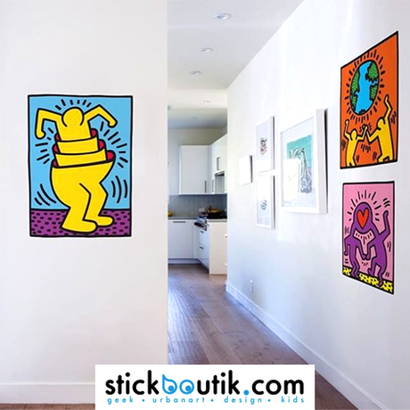 Keith Haring - Nouveaux Stickers géants en Avant Première
