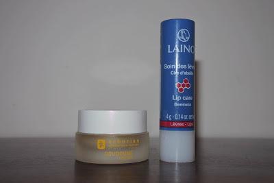 Soins des lèvres : Doudoune for Lips d'ERBORIAN vs soins des lèvres cire d'abeille LAINO