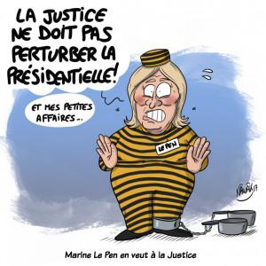 Marine Le Pen en justice