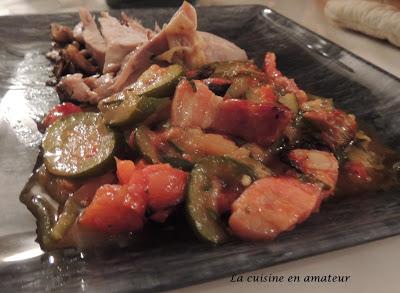 Ratatouille au lard