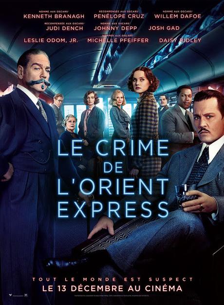 Affiche VF définitive pour Murder on The Orient Express de Kenneth Branagh
