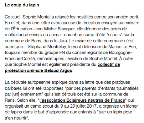 Bagarre de lapins crétins entre #FN et @_LesPatriotes