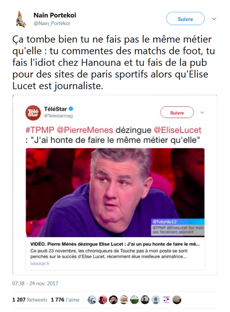 Pierre Ménès : journaliste (rires)
