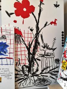 Une visite d’ un atelier d’artiste —- celui de AKI KURODA