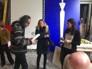 Une visite d’ un atelier d’artiste —- celui de AKI KURODA