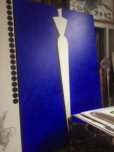 Une visite d’ un atelier d’artiste —- celui de AKI KURODA