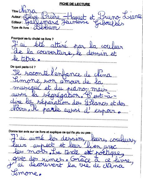 Nina. Alice BRIERE-HAQUET et Bruno LIANCE – 2015 (Dès 8 ans)